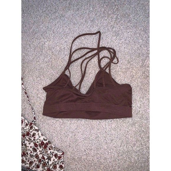 Forever 21 Elephant Crop Top w/ Anemone Strappy Bra - Picture 5 of 6